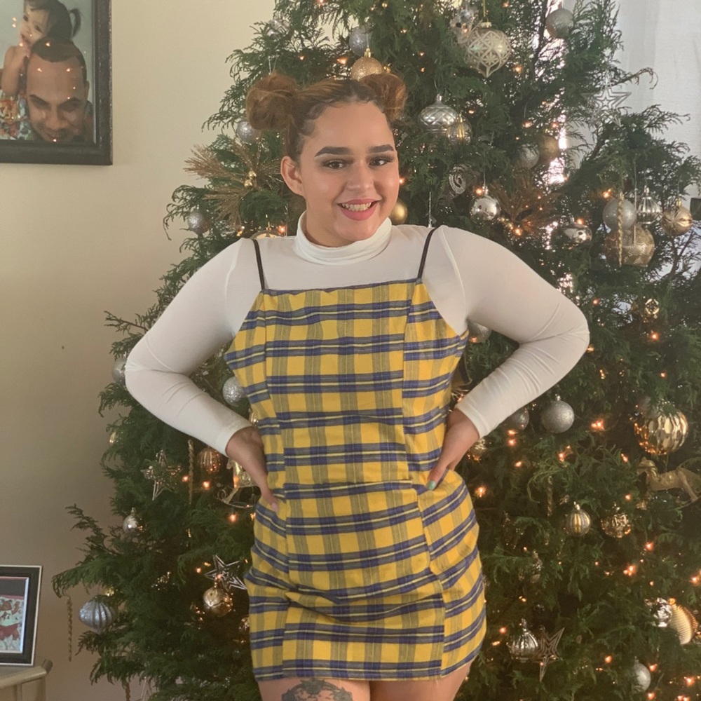 PLAID DRESS - Picture 2 of 2
